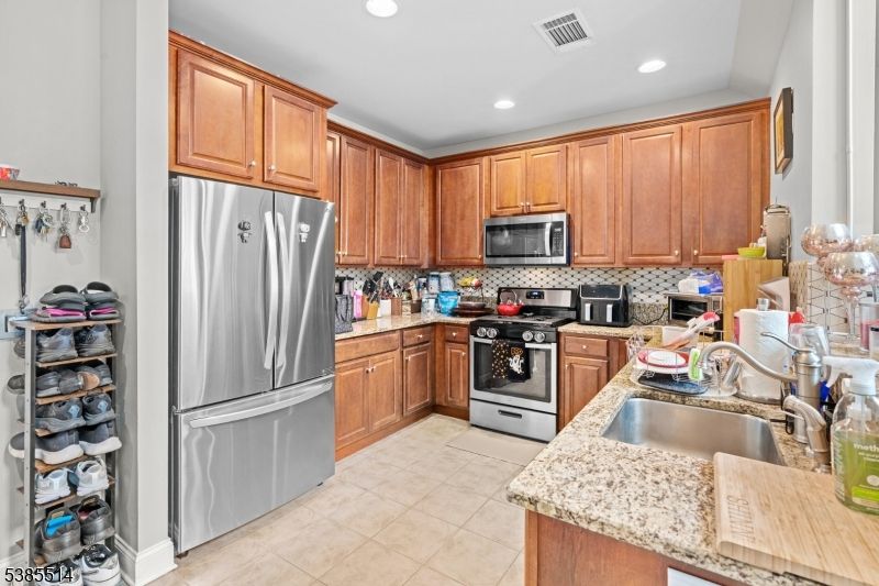 Interior, Kitchen, Recessed Lighting, Stainless Steel Appliances