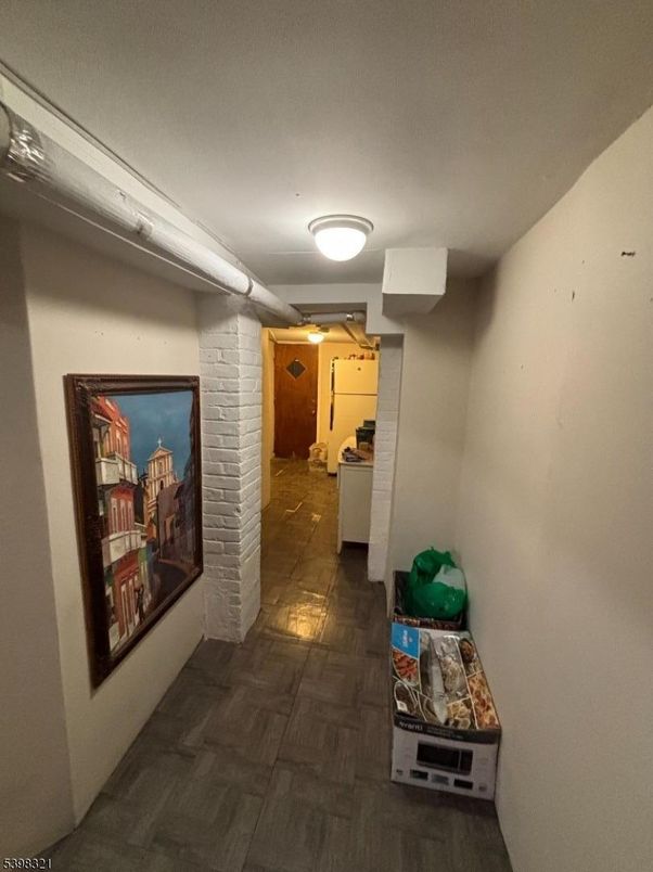 Interior, Stone Walls, Wood Texture Flooring