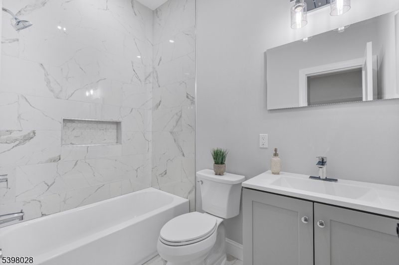 Bathroom, Interior, Marble Walls