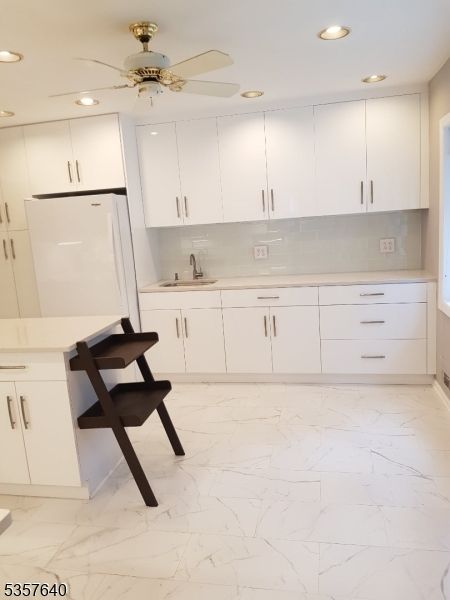 Interior, Kitchen, Marble, Recessed Lighting