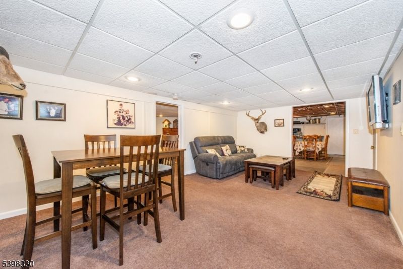 Dining room, Interior, Recessed Lighting
