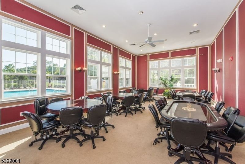 Dining room, Game Room, Interior, Recessed Lighting