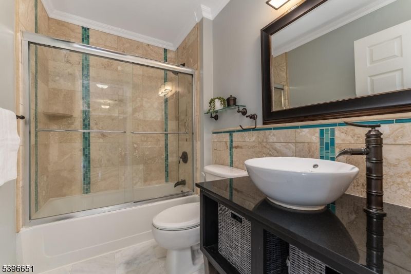 Bathroom, Glass Shower, Interior, Marble