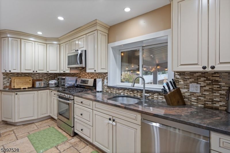 Interior, Kitchen, Recessed Lighting, Stainless Steel Appliances