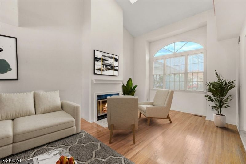 Fireplace, Interior, Wood Texture Flooring