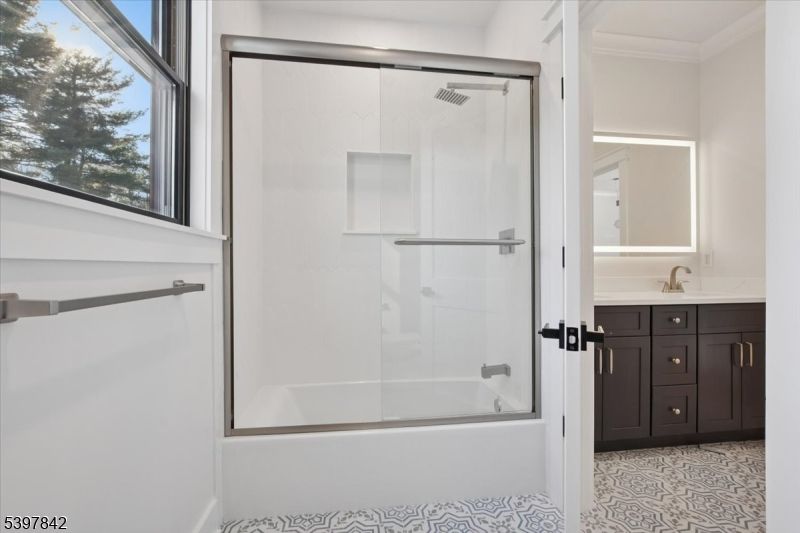 Bathroom, Glass Shower, Interior