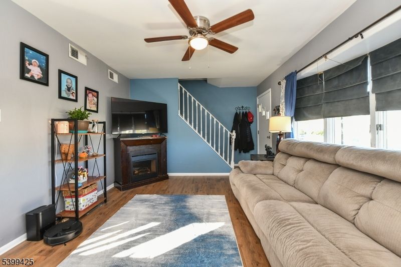 Fireplace, Interior, Living room, Wood Texture Flooring