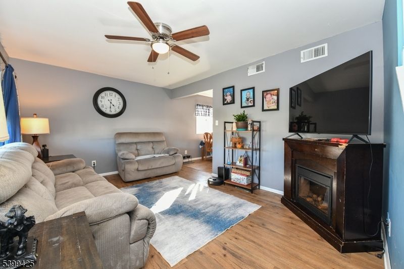 Fireplace, Interior, Living room, Wood Texture Flooring