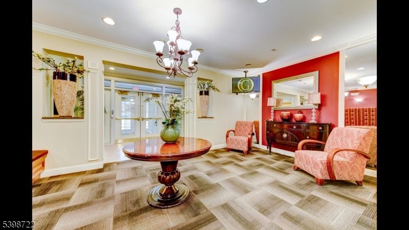 Chandelier, Interior, Recessed Lighting