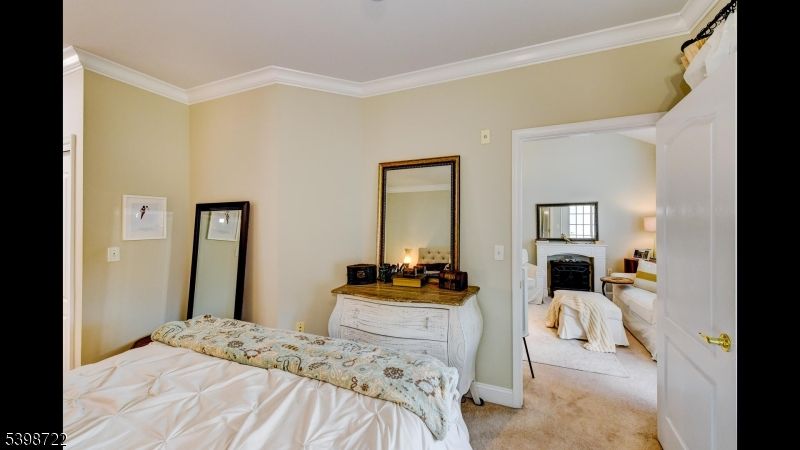 Bedroom, Fireplace, Interior