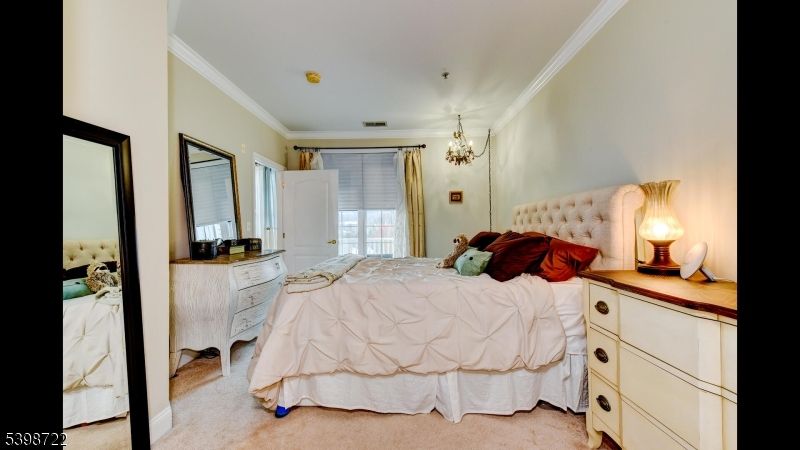 Bedroom, Chandelier, Interior