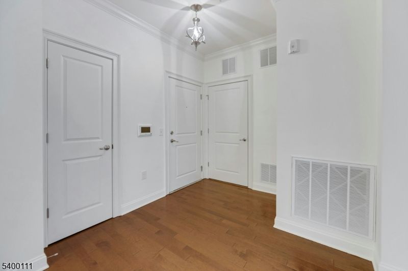 Chandelier, Empty room, Interior, Wood Texture Flooring