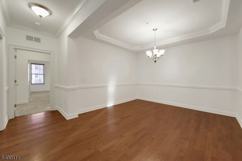 Chandelier, Empty room, Interior, Wood Texture Flooring