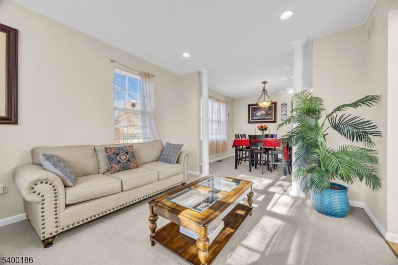 Dining room, Interior, Living room, Pendant Lights, Recessed Lighting
