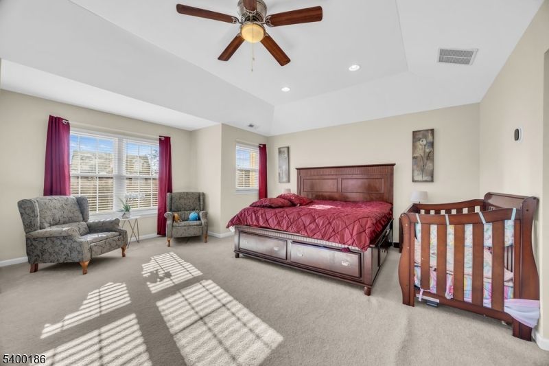 Bedroom, Interior, Recessed Lighting