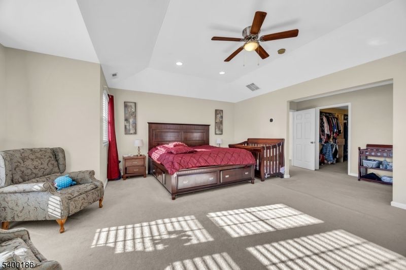 Bedroom, Interior, Recessed Lighting