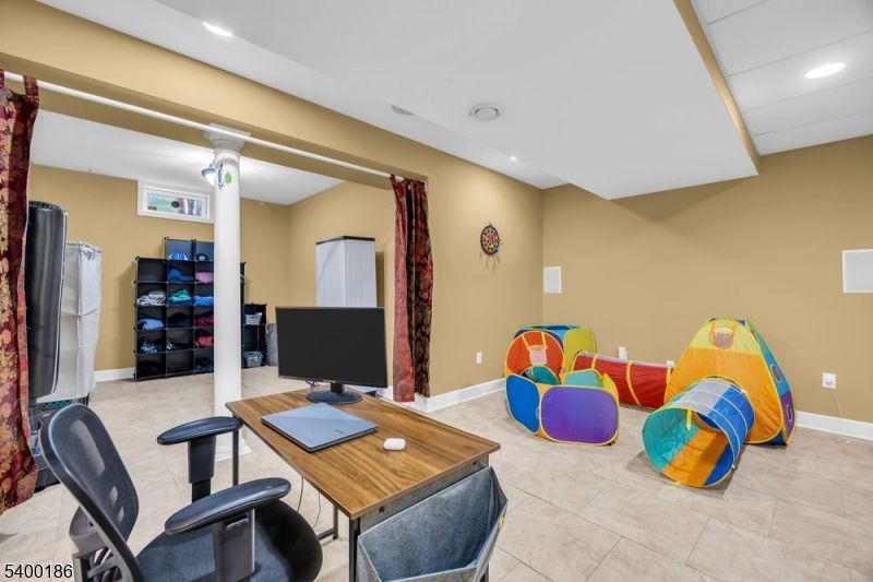 Home Office, Interior, Recessed Lighting