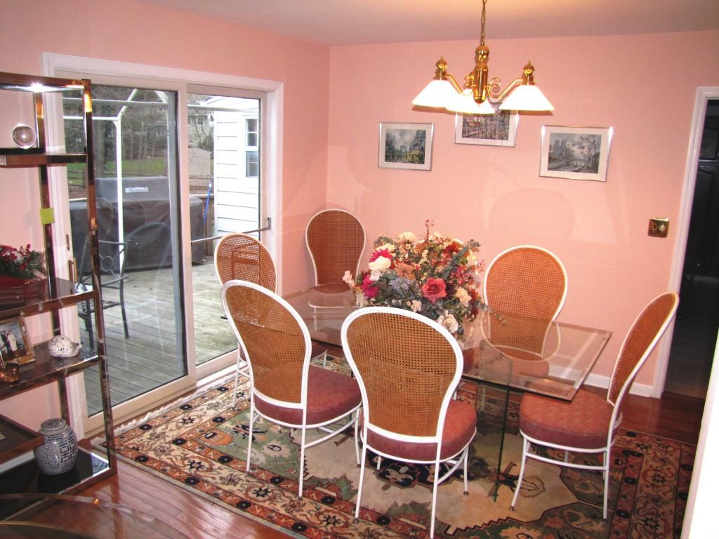 Chandelier, Dining room, Interior, Pendant Lights, Wood Texture Flooring