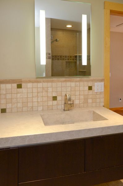 Bathroom, Interior, Recessed Lighting