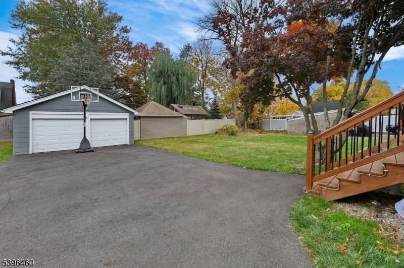 Backyard, Detached Garage, Exterior