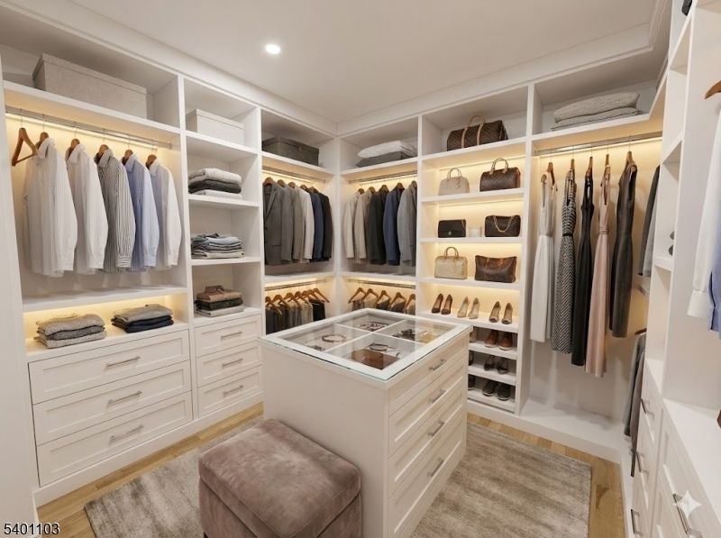 Interior, Recessed Lighting, Walk-in Closets, Wood Texture Flooring