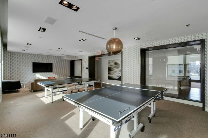 Game Room, Interior, Pendant Lights, Recessed Lighting