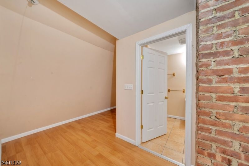 Empty room, Interior, Stone Walls, Wood Texture Flooring