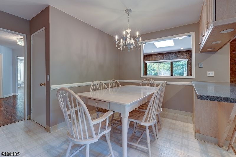 Chandelier, Dining room, Interior, Recessed Lighting