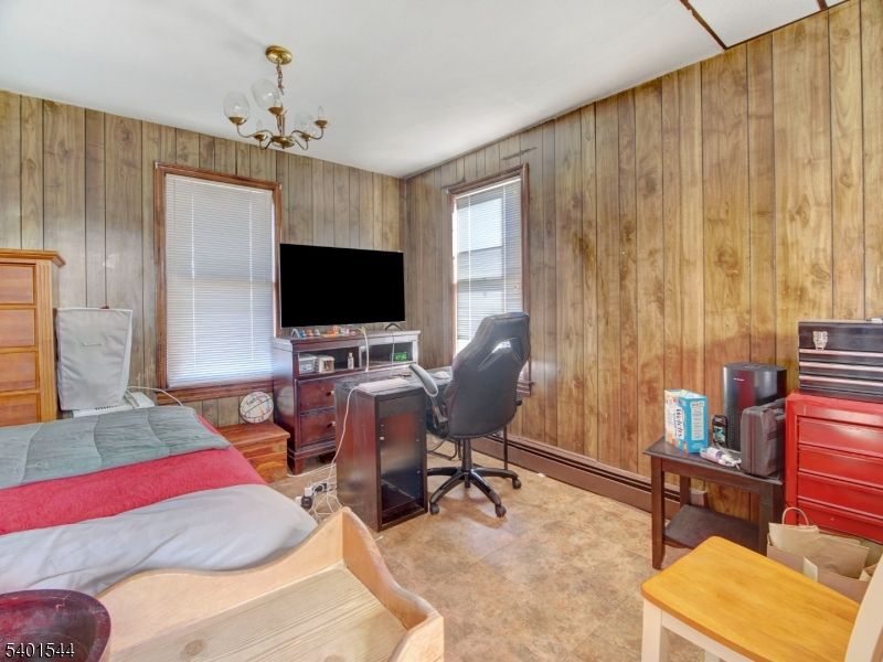 Home Office, Interior, Wooden Walls