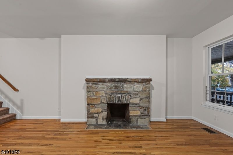 Fireplace, Interior, Wood Texture Flooring