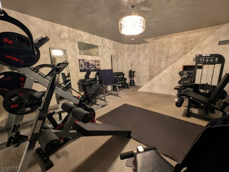 Fitness Equipment, Gym, Interior
