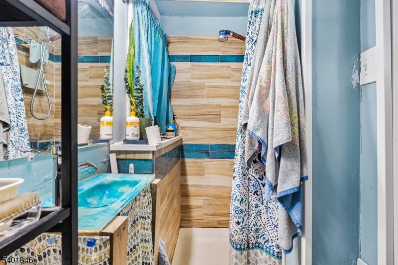 Bathroom, Interior, Wooden Walls