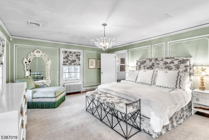 Bedroom, Interior, Pendant Lights