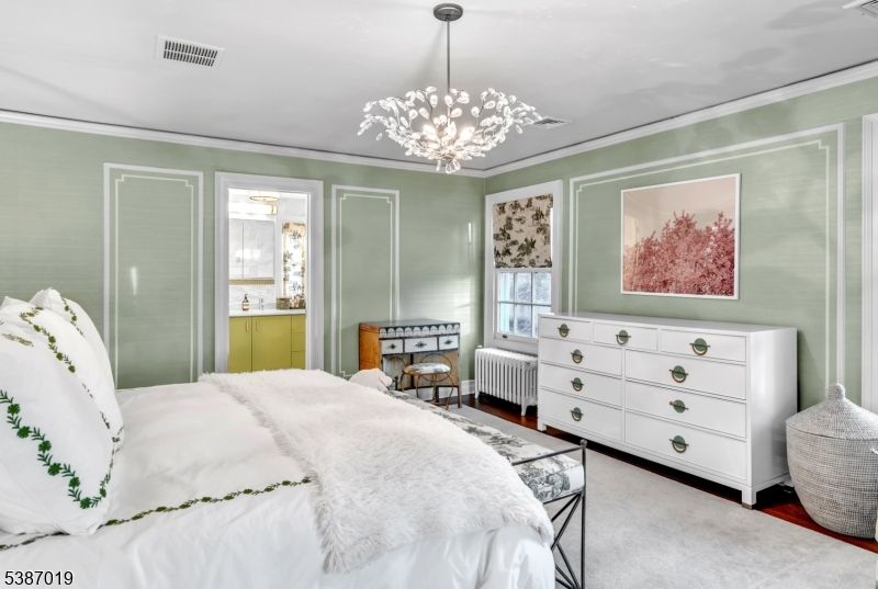 Bedroom, Interior, Pendant Lights
