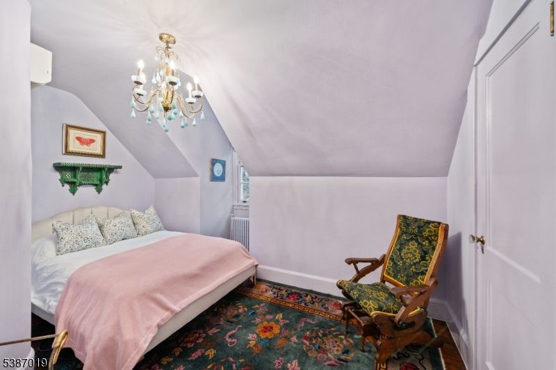 Bedroom, Chandelier, Interior