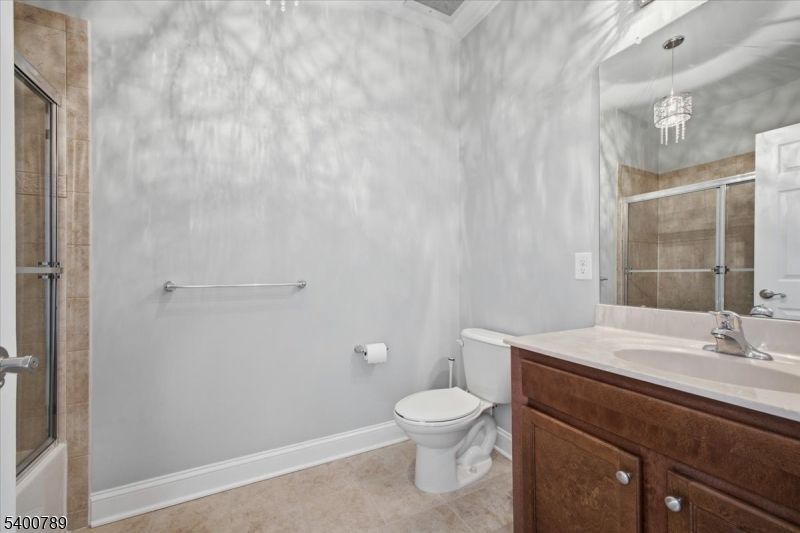 Bathroom, Glass Shower, Interior, Pendant Lights