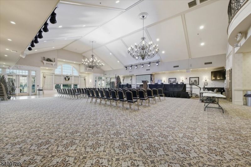 Chandelier, Dining room, Interior, Recessed Lighting