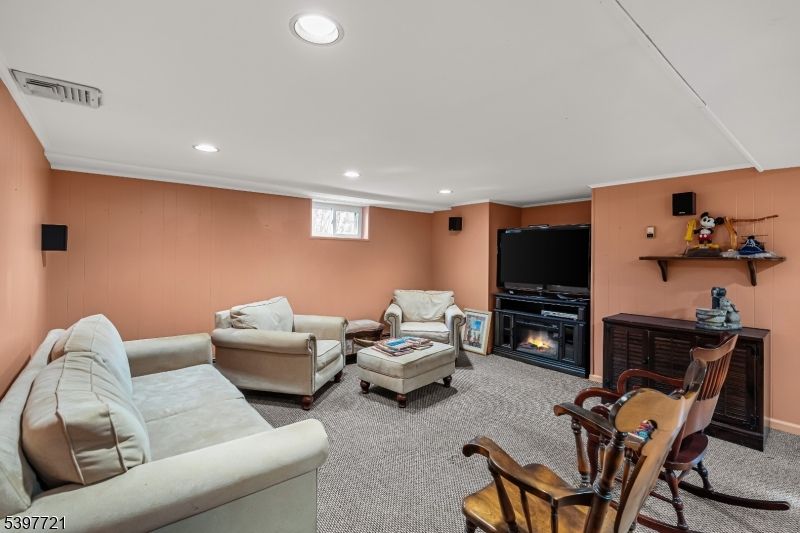 Fireplace, Interior, Living room, Recessed Lighting