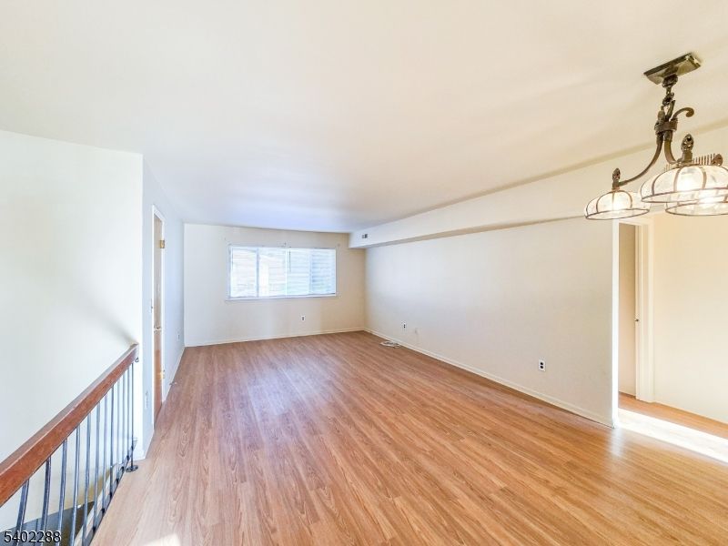 Chandelier, Empty room, Interior, Wood Texture Flooring