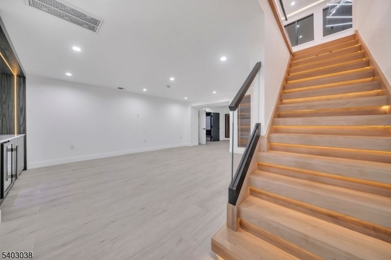 Interior, Recessed Lighting, Wood Texture Flooring