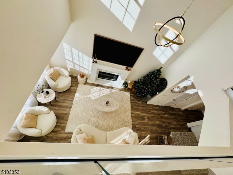 Fireplace, Interior, Pendant Lights