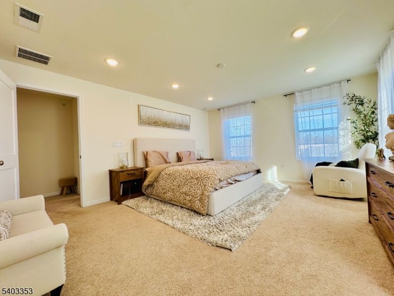 Bedroom, Interior, Recessed Lighting