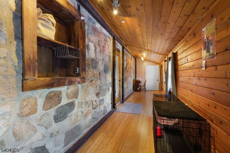 Interior, Stone Walls, Wooden Ceilings, Wood Texture Flooring, Wooden Walls
