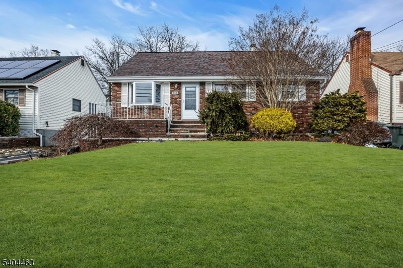 Backyard, Exterior, Facade, Brick Facade, Solar Panels, Cape Cod