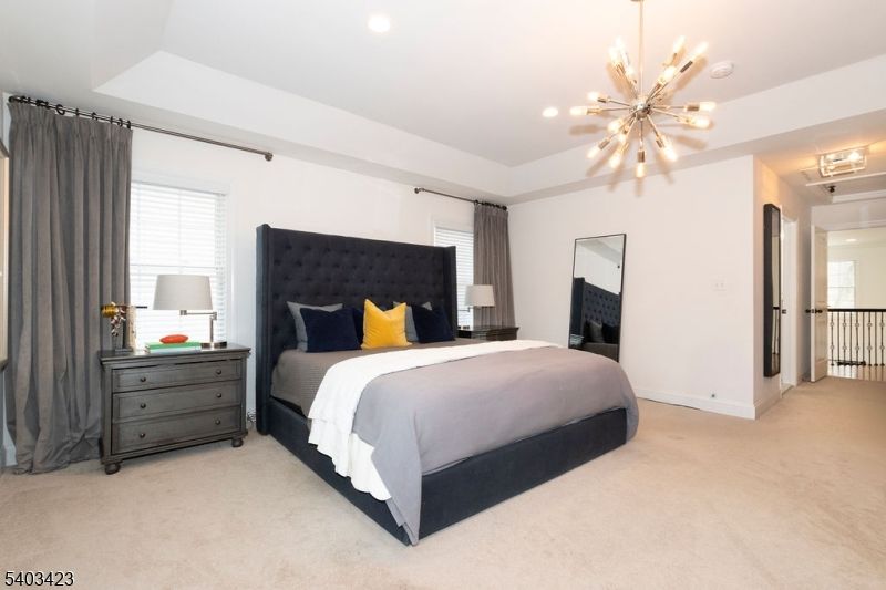 Bedroom, Interior, Pendant Lights, Recessed Lighting