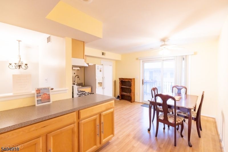 Chandelier, Dining room, Interior, Kitchen, Wood Texture Flooring