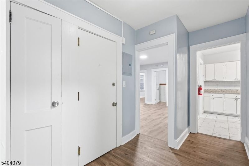 Interior, Marble, Recessed Lighting, Wood Texture Flooring