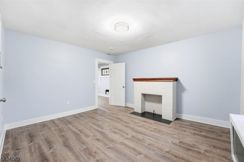 Empty room, Fireplace, Interior, Wood Texture Flooring