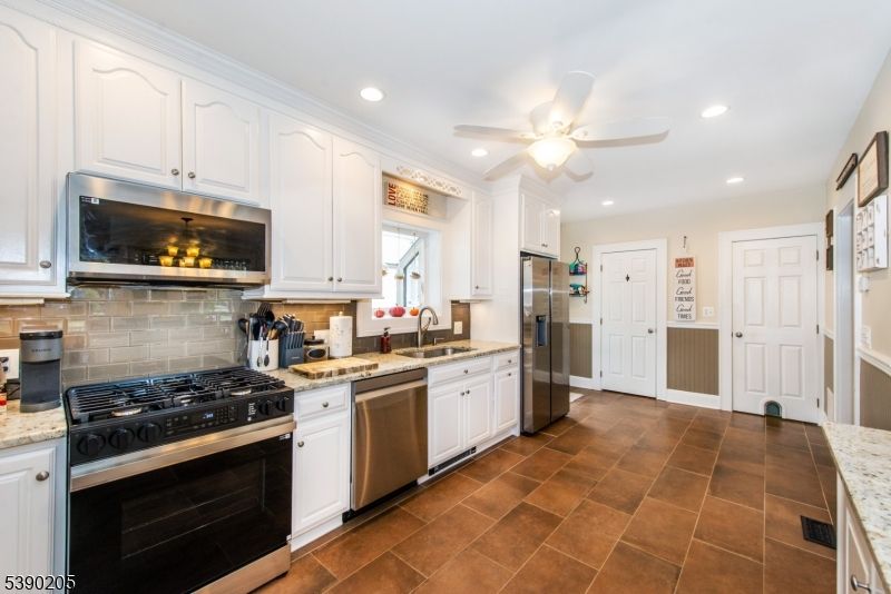 Interior, Kitchen, Recessed Lighting, Stainless Steel Appliances