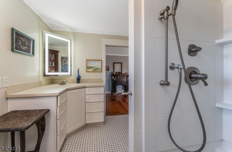 Bathroom, Interior, Wood Texture Flooring
